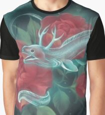 Ghost eel and roses Graphic T-Shirt