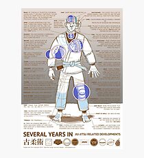 BJJ - Several Years In - Sepia Photographic Print