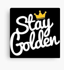 stay golden Canvas Print