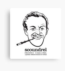 Scoundrel Canvas Print