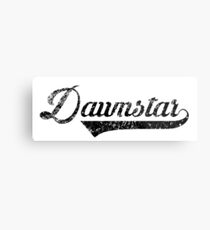 Skyrim Dawnstar Distressed Sports Lettering Metal Print