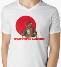 Good Morning Wood!!! Men's V-Neck T-Shirt