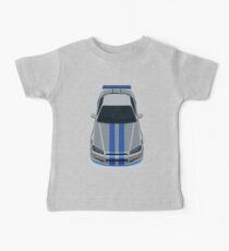 The Gray and Blue Baby Tee
