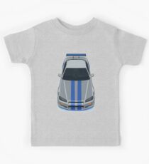 The Gray and Blue Kids Tee