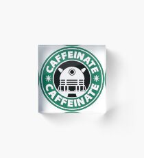 CAFFEINATE!!! Acrylic Block