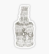 Whiskey Sticker