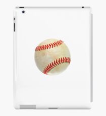 Baseball ball over white iPad Case/Skin