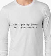 linux fun Long Sleeve T-Shirt