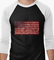 American flag Men's Baseball ¾ T-Shirt