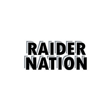 Las Vegas Raiders Metal Wall Art Raider Nation, Silver & Black, Wall Decor  Sign