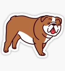 Pegatina Lindo Bulldog Inglés
