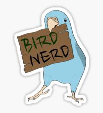 Bird Nerd Sticker