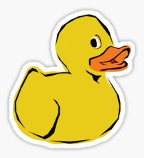 Rubber Toy Duck Sticker