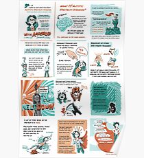 Asperger-Comic-Plakat Poster