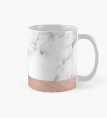 Rose Gold Marmor Tasse