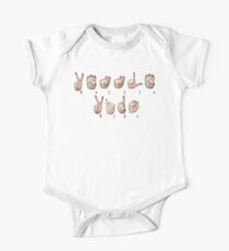 Sign Language One Piece - Short Sleeve