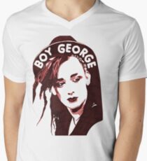 Boy George T-Shirt Men's V-Neck T-Shirt