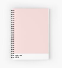 Cuaderno de espiral Pantone estético (rosa)