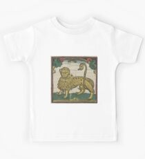 Leo 16th Century Woodcut Kids Tee