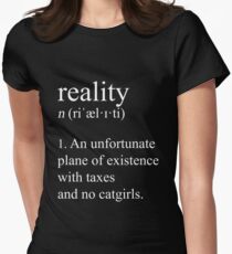 Adulte bien ajusté. (Darkmode) T-shirt col V femme