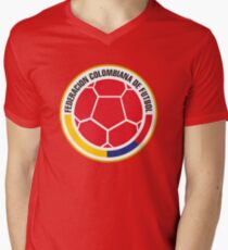 Federacion Colombiana de futebol - colombian soccer Men's V-Neck T-Shirt