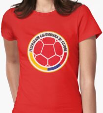 Federacion Colombiana de futebol - colombian soccer Women's Fitted T-Shirt