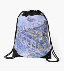 paesaggio di fantasia 02 Drawstring Bag