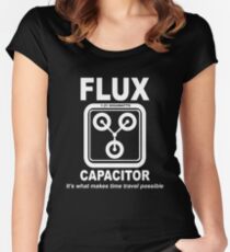Flux Capacitor Women's Fitted Scoop T-Shirt
