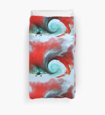 Airplane vortex Duvet Cover