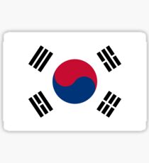 Südkorea-Flagge Sticker