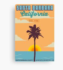 Santa Barbara - California. Canvas Print