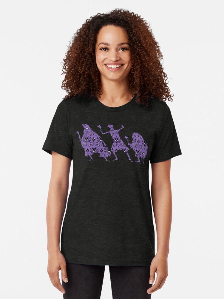 Alternate view of 999 Happy Haunts Tri-blend T-Shirt