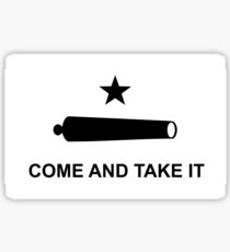 Come and take it flag Sticker