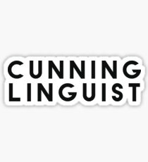 Cunning Linguist Sticker