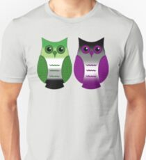 Aro Ace Pride Owls Unisex T-Shirt
