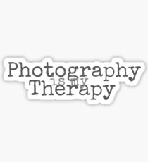 Photography is my Therapy Sticker