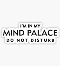 Mind Palace Black Sticker