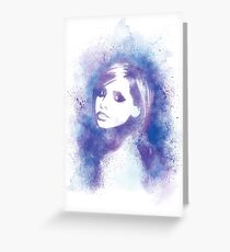 SMG Watercolor Portrait Greeting Card