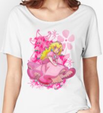 Flowery Princess Peach Women's Relaxed Fit T-Shirt