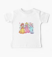 Prinzessin Peach, Daisy und Rosalina Baby T-Shirt