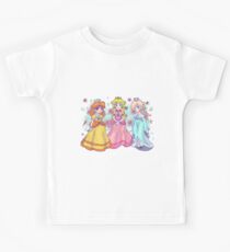 Camiseta para niños Princesa Peach, Daisy y Rosalina