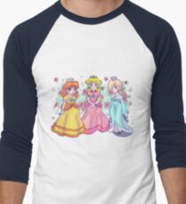 Princess Peach, Daisy and Rosalina Men's Baseball ¾ T-Shirt