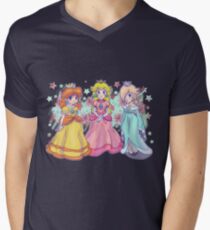 Princess Peach, Daisy and Rosalina Men's V-Neck T-Shirt