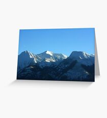 Mission Mountains in Winter Greeting Card