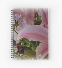 Pink Lily Spiral Notebook