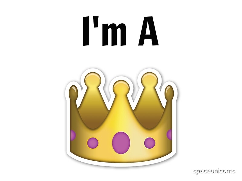 Queen Emoji Art Prints Redbubble