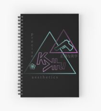 Vaporwave Precise Aesthetics Art Kevin Hu Designer 001 Spiral Notebook