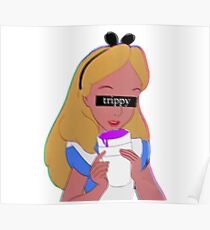 Trippy Alice Poster