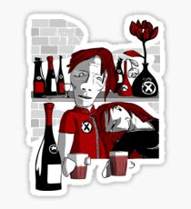 drunker@bar Sticker