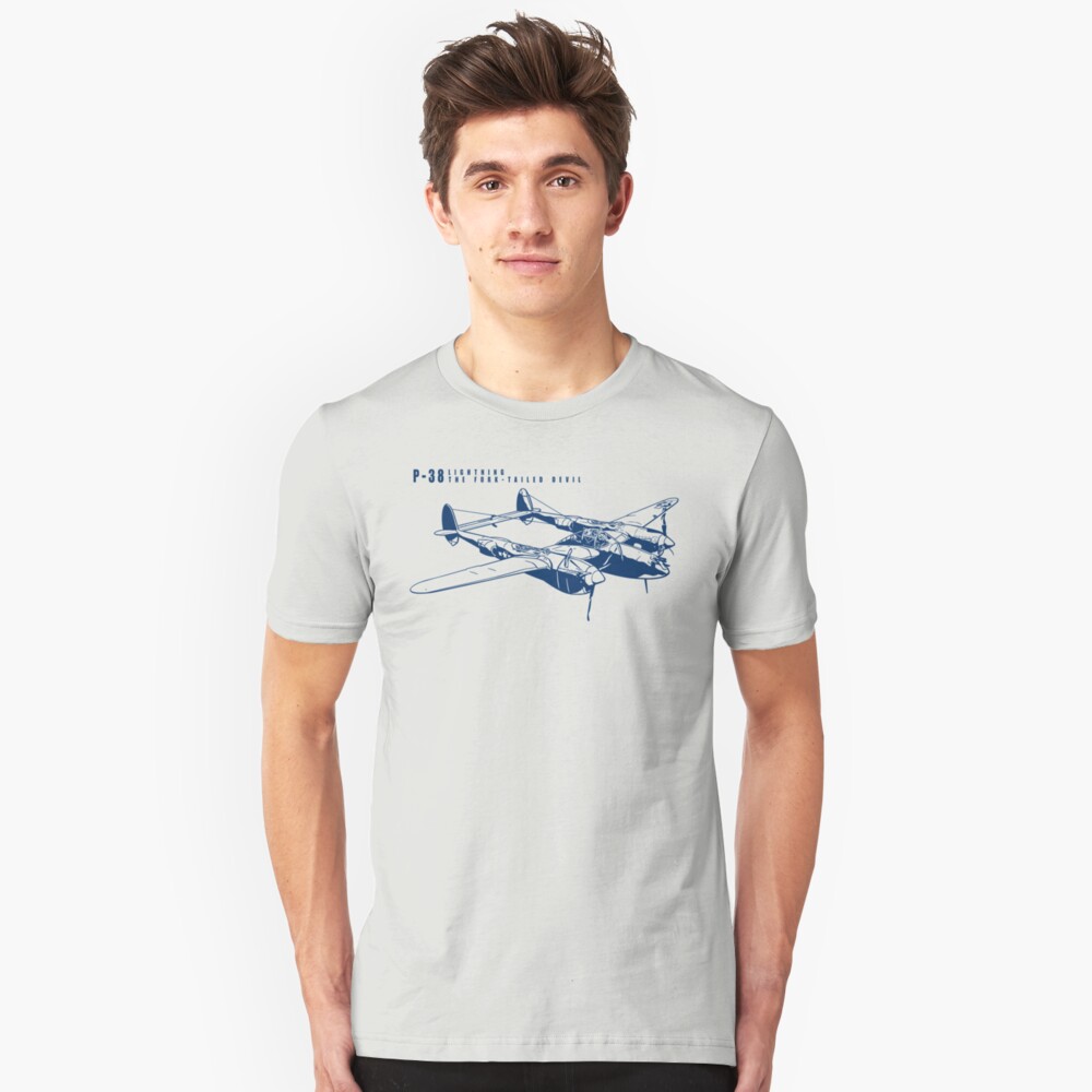 P-38 Lightning Slim Fit T-Shirt